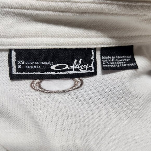 Vintage Y2K Oakley white long-sleeved top with pockets ✦ Extra-Small ✦ - Picture 10 of 16